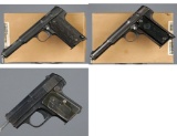 Three European Semi-Automatic Pistols