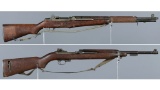 Two World War II U.S. Semi-Automatic Military Long Guns