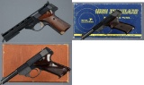 Three High Standard Semi-Automatic Pistols with Boxes