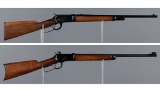 Two Winchester Lever Action Rifles