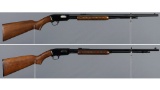 Two Winchester Model 61 Slide Action Rifles