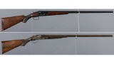 Two American Double Barrel Shotguns