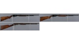 Three Winchester Slide Action Rimfire Rifles
