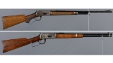 Two Winchester Lever Action Long Guns