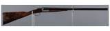 Engraved John Dickson & Son Round Body Double Barrel Shotgun