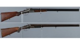 Two Engraved German Hammer Drillings