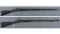 Two Percussion Muskets with Confederate Type Locks