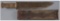 Large Confederate Style Bowie Knife with Decorated Sheath