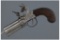 Bond London Four-Barrel Flintlock Boxlock Pistol