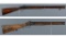 Two Antique European Percussion Jaeger Rifles