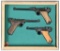 Three Joel Morrow/I.M.A. 1/2 Scale Luger Pistols