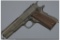 U.S. Remington-Rand Model 1911A1 Pistol with Bring Back Letter