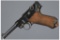DWM Commercial Blank Chamber Luger Semi-Automatic Pistol