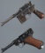 Two German Mauser Semi-Automatic Pistols