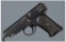 WWI Era German Jager Waffenfabrik Jager Pistol