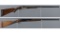 Two Parker Brothers Double Barrel Shotguns