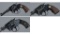 Three Colt Double Action Revolvers