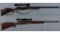 Two Model 98 Sporting Bolt Action Rifles with Scopes