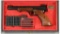 Belgian Browning Medalist Semi-Automatic Pistol with Case