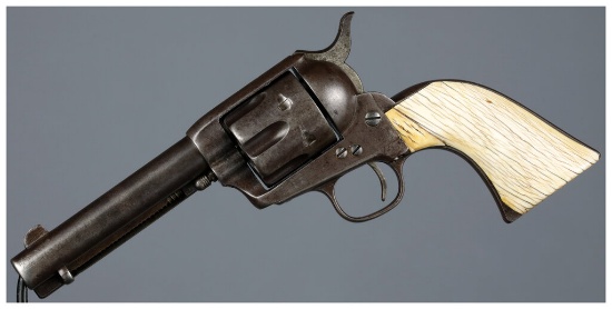 Antique Colt Black Powder Single Action Army with Factory Letter