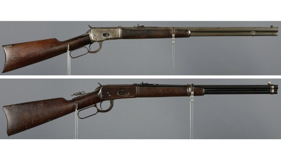 Two Winchester Lever Action Long Guns