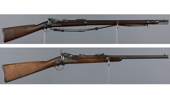 Two U.S. Springfield Trapdoor Longarms