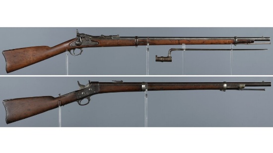 Two U.S. Springfield Single Shot Military Rifles
