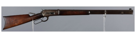 Antique Winchester Model 1886 Lever Action Rifle