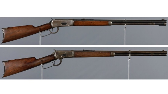Two Winchester Lever Action Rifles