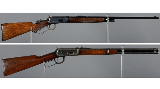 Two Winchester Model 1894 Lever Action Long Guns