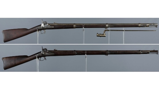 Two Civil War U.S. Contract Model 1861 Percussion Rifle-Muskets