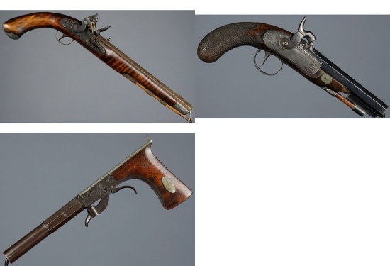 Three Muzzleloading Pistols