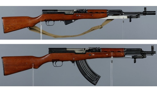 Two Chinese SKS Semi-Automatic Rifles