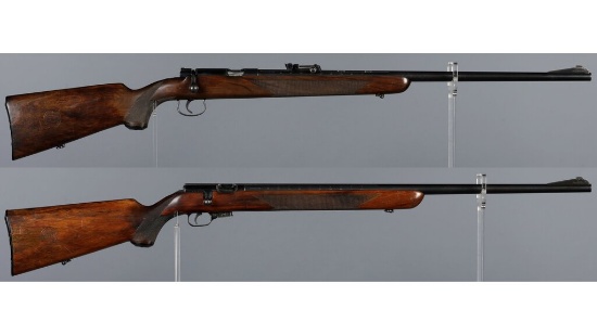 Two Mauser Patrone Training Bolt Action Rifles