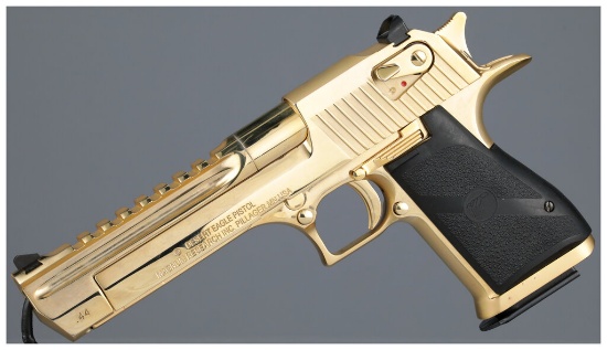 Titanium Gold IWI/Magnum Research Desert Eagle Pistol