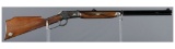 Engraved, Silver and Gold Inlaid Winchester Model 1892 Rifle