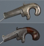 Two American Derringer Pocket Pistols