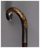 Gentleman's Gold Damascened Walking Cane