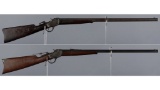 Two Winchester Model 1885 Single Shot Rifles