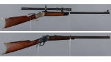 Two Winchester Model 1885 Falling Block Rifles