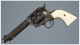 Antique Colt Single Action Army Revolver with Holster Rig
