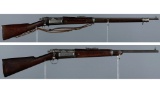 Two U.S. Springfield Krag-Jorgensen Bolt Action Longarms