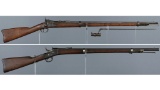 Two U.S. Springfield Single Shot Military Rifles