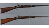 Two U.S. Springfield Trapdoor Carbines