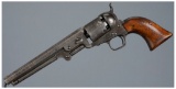 Colt Model 1851 Navy Revolver with Holster and Cap Box