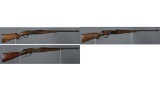 Three Savage Model 1899 Lever Action Rifles