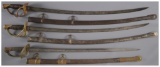Three American Military Swords with Scabbards