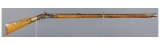 Blackhawk War Attributed Rutter Marked Percussion Long Rifle