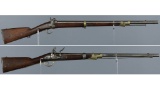 Two Antique French Military Pattern Long Guns