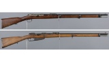 Two Antique German Mauser Bolt Action Rifles